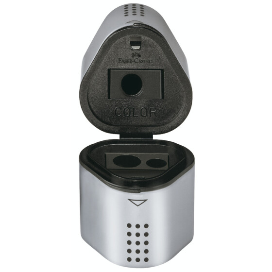Dreifach-Spitzdose Grip 2001 silber