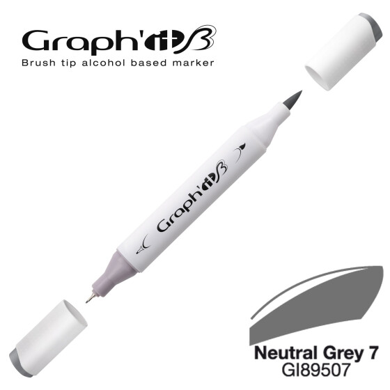 GRAPHIT Marker Brush & Extra Fine - Neutral Grey 7 (9507)