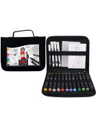 Manga GRAPH-IT Kit: 12 Markers - 3 Liners - 1 Shake Marker - 1 A4 pad -