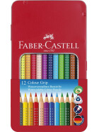 Buntstift Colour Grip - 12er Metalletui