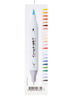GRAPHIT Marker Brush & Extra Fine 24er Set - Comics