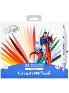 Layoutmarker Brush & extra fine GRAPHIT 24er Set - Comics
