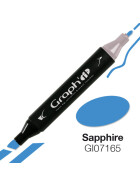 GRAPHIT Marker mit Rund- / Keilspitze Alkohol-basiert, Farbe: Sapphire (7165)