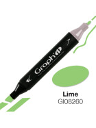 GRAPHIT Marker mit Rund- / Keilspitze Alkohol-basiert, Farbe: Lime (8260)