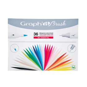 GRAPHIT Marker Brush & Extra Fine 36er Set - Essential