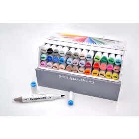 GRAPHIT Marker Brush & Extra Fine 36er Set - Essential