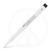 Tuschestift Pitt Artist Pen Brush 1-3 mm - weiß