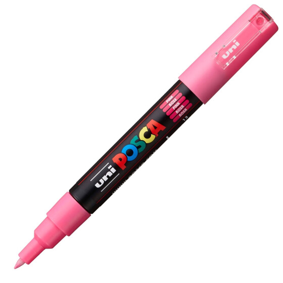 Marker POSCA PC-1MC extra-fein konische Spitze 0,7 mm - rosa