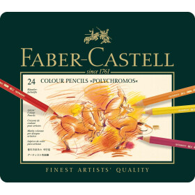 Künstlerfarbstift Polychromos - 24er Metalletui