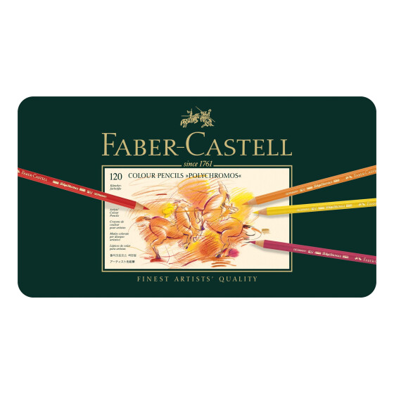 Künstlerfarbstift Polychromos -120er Metalletui