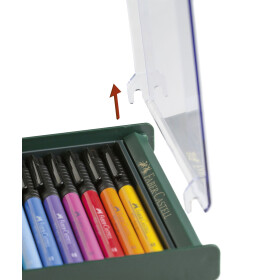 Tuschestift PITT Artist Pen Brush 12er Etui -Basisfarben