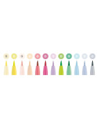 Tuschestift Pitt Artist Pen Brush Pastell - 12er Etui