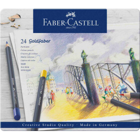 Farbstift Goldfaber - 24er Metalletui