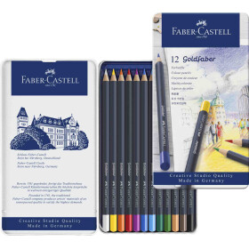 Farbstift Goldfaber - 12er Metalletui