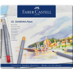 Aquarellstift Goldfaber Aqua - 48er Metalletui