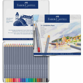 Aquarellstift Goldfaber Aqua - 24er Metalletui