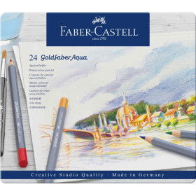 Aquarellstift Goldfaber Aqua - 24er Metalletui