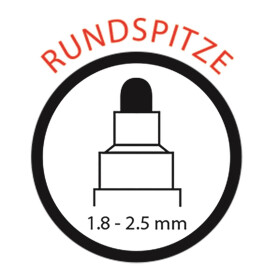 Marker POSCA PC-5M mittelfein Rundspitze 1,8-2,5 mm - orange