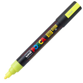 Marker POSCA PC-5M mittelfein Rundspitze 1,8-2,5 mm - neon-gelb