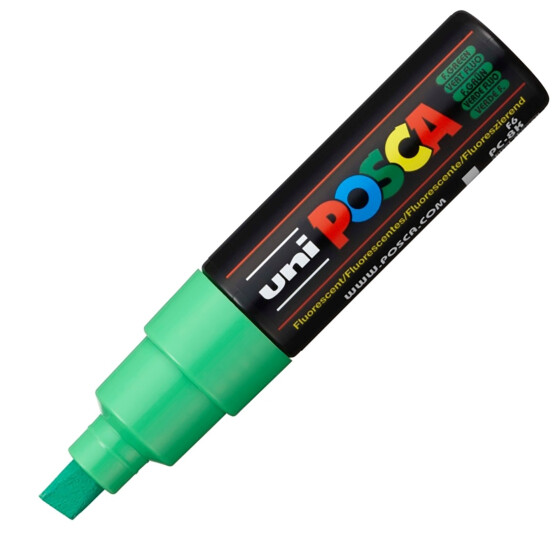 Marker POSCA PC-8K breit Keilspitze 8 mm - neon grün