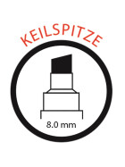 Marker POSCA PC-8K breit Keilspitze 8 mm - neon grün