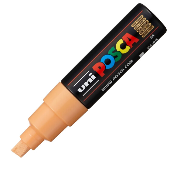 Marker POSCA PC-8K breit Keilspitze 8 mm - 35 Farben hellorange