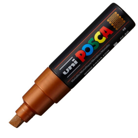 Marker POSCA PC-8K breit Keilspitze 8 mm - 35 Farben bronze