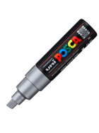 Marker POSCA PC-8K breit Keilspitze 8 mm - silber