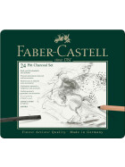 PITT Charcoal Set - 24er Metalletui