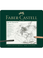 PITT Charcoal Set - 24er Metalletui