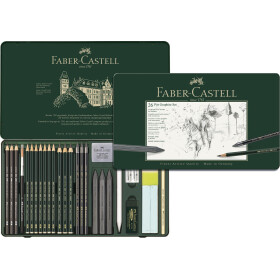 PITT Graphite Set groß - 26er Metalletui