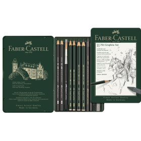 PITT Graphite klein Set - 11er Metalletui