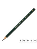 Bleistift Castell 9000 Jumbo - 5 Härtegrade 4B