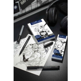 Tuschestift PITT® Artist Pen B Manga 8er Etui BASIC