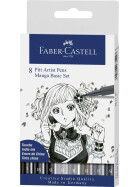 Tuschestift PITT® Artist Pen B Manga 8er Etui BASIC
