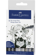 Tuschestift PITT® Artist Pen B Manga 8er Etui BASIC