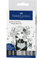 Tuschestift PITT® Artist Pen B Manga 8er Etui BASIC