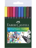 Fineliner FINEPEN Grip Black Edition 0,4 mm - 10er Kartonetui