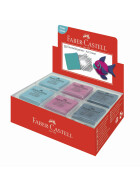 Knetradierer ART ERASER - türkis, brombeere, blau, in Kunststoffbox - 18er Display