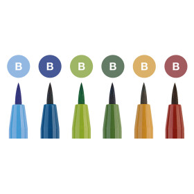 Tuschestift PITT Artist PEN Brush 6er Etui -...