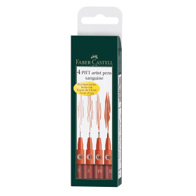 Tuschestift PITT® Artist Pen 4er Set Farbe 188 - rötel