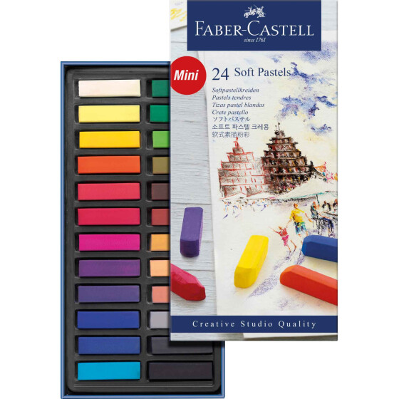 Softpastellkreiden Mini 24er Kartonetui