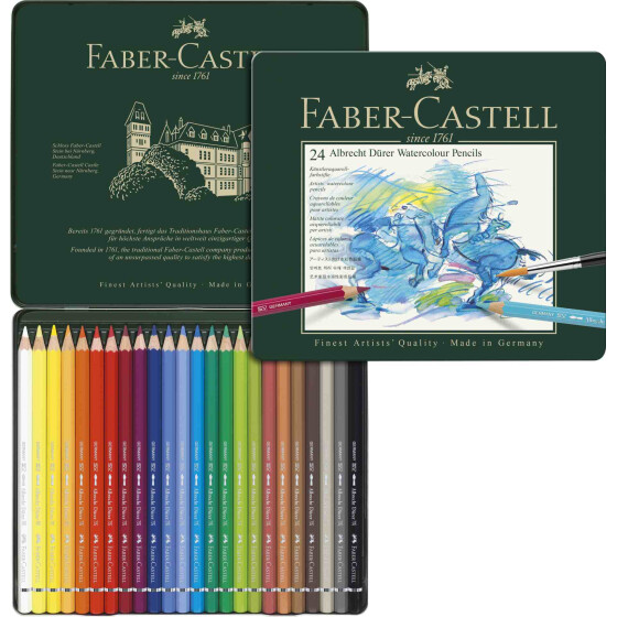 Aquarellfarbstift Albrecht Dürer - 24er Metalletui