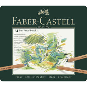 Künstlerfarbstift PITT PASTELL - 24er Metalletui