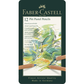 Künstlerfarbstift PITT PASTELL - 12er Metalletui