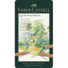 Künstlerfarbstift PITT PASTELL - 12er Metalletui