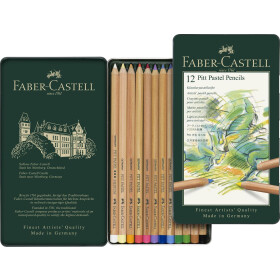 Farbstift Pitt Pastel 12er Metalletui