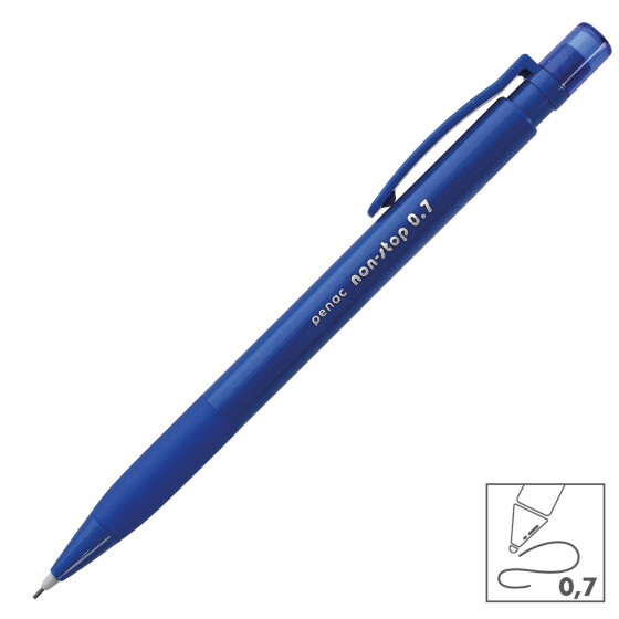 Druckbleistift Non-Stop 0,7mm Blau