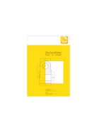 Schulzeichenkarton A3 quer, 190 g/m², blanko, Randdruck und Schul-Schriftfeld