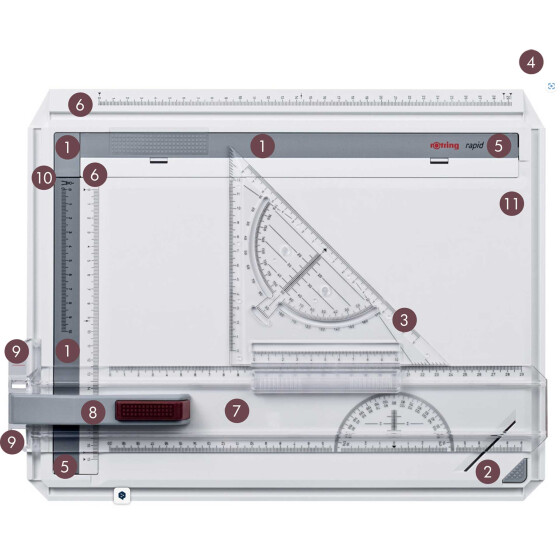 Zeichenplatte Rotring RAPID A4